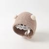 New Autumn and Winter Baby Ear Protection Hat, Warm and Cold Proof Hat, Comfortable Baby Double Ball Soft and Sticky Toe Cap