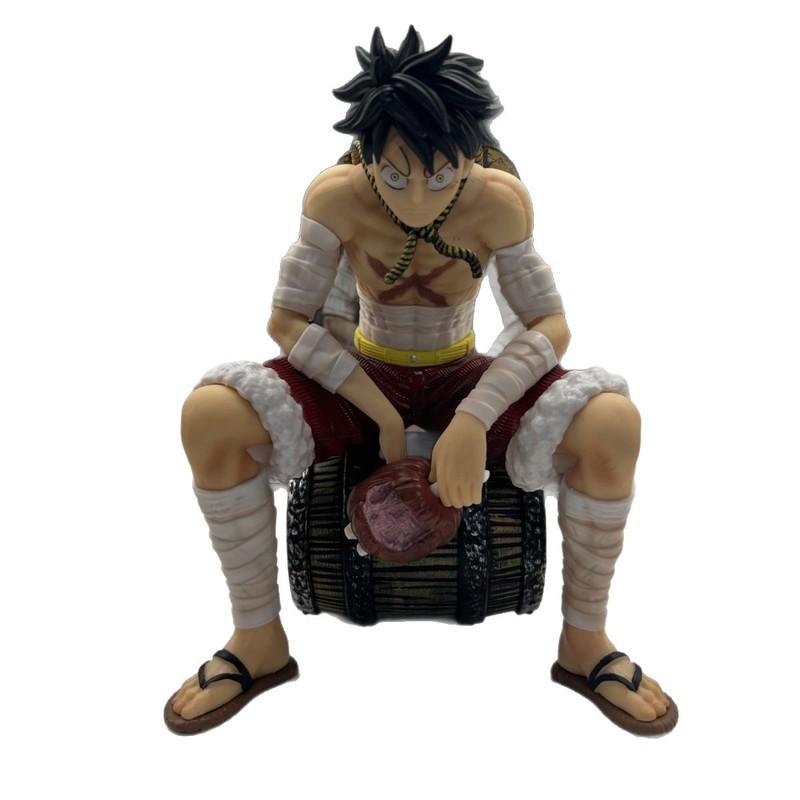2025 Wine Bucket Bt Sitting Space Resonance Style Meat Road Flying One Piece Statue Handheld Three Face Convertible Model Gift