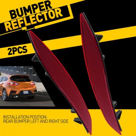Bumper Reflector For 2016- Cruze Chevrolet Rear Passenger Driver Side New