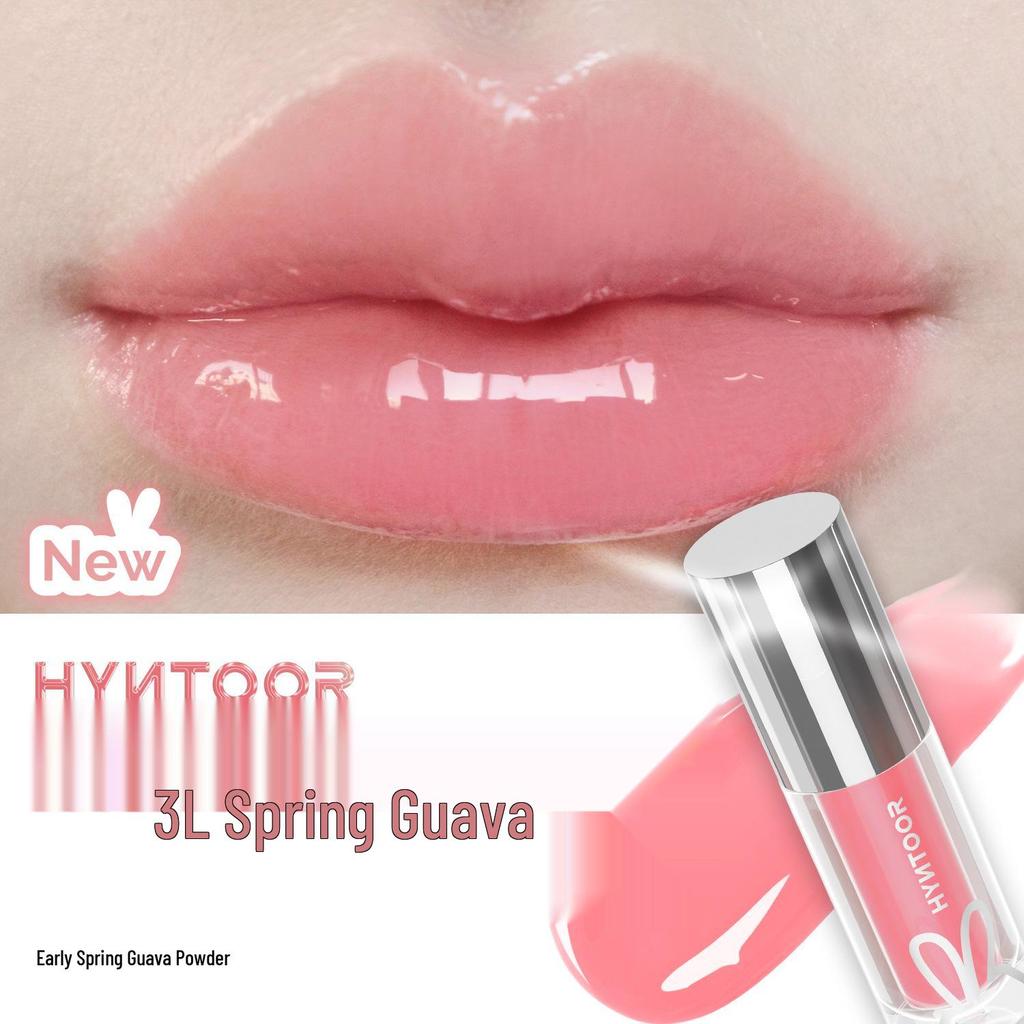 HYNTOOR Schwarzes Kaninchen Wunderland Milch Tee Lipgloss: Neues Feuchtigkeitsspendendes, Peelingendes, Aufhellendes Lippenfältchen, Erschwingliches Lippenöl.