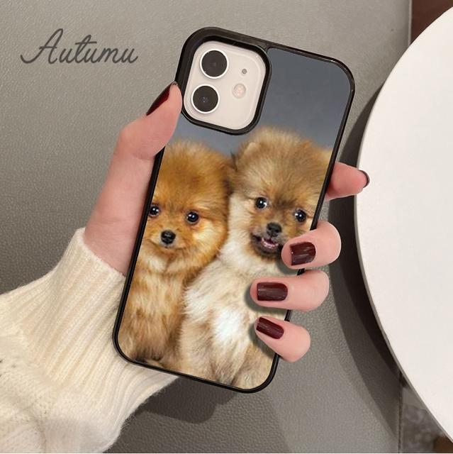 

Померанський шпіц собака чохол для iPhone 11 12 13 14 Pro Max mini X XR XS SE 2020 6S 7 8 Plus Samsung Galaxy S21 S22 shell iPhone X or XS