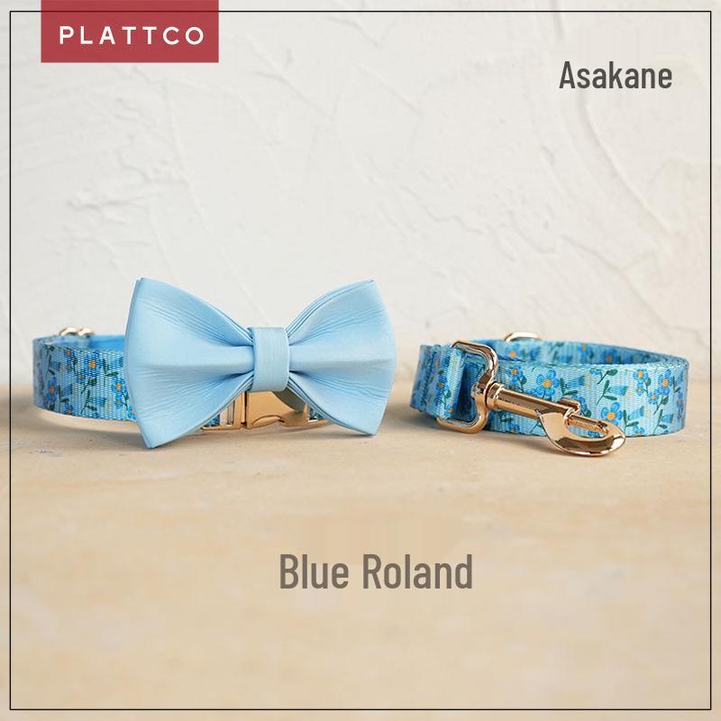 PLATTCO Soft & Comfy Dog Collar Set with Light Gold Buckle - 3 Pieces (PDC372) Extra Large