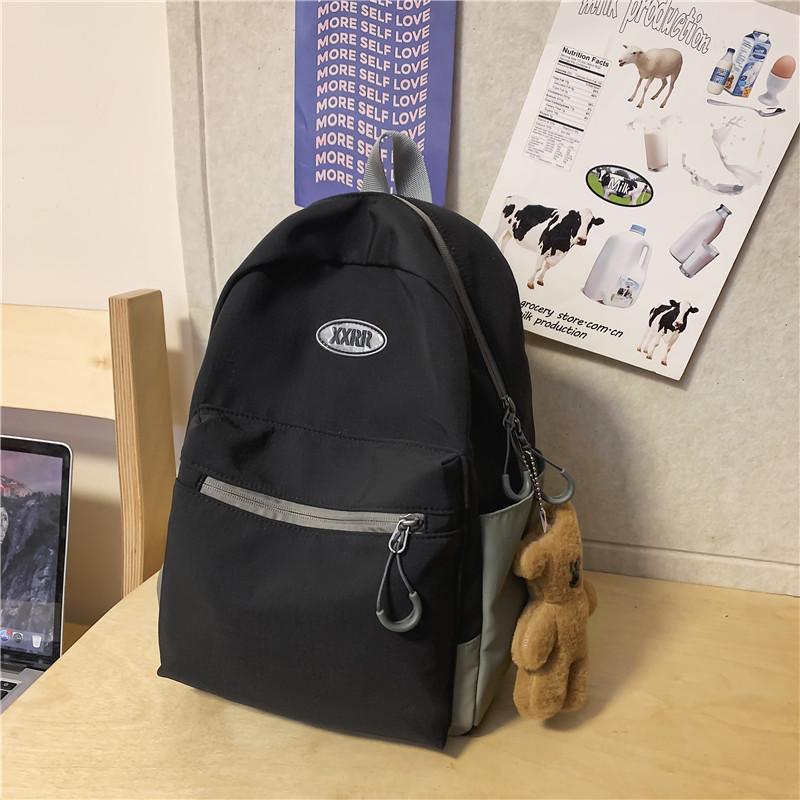 School bag School bag Female college student Versatile Harajuku simple backpack Girls commuting shopping small backpack