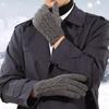 Cashmere Gloves, Autumn and Winter Touch Screen Gloves Outdoor Couple Gloves Warm Cycling Gloves Five Finger Velvet Gloves Wool Gloves
