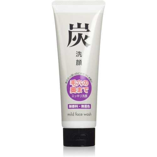 Azuma Shoji [Same price with Imabari towel] Charcoal facial cleansing cream 120g 3 bottles/Skin care Tabibijin facial cleansing foam