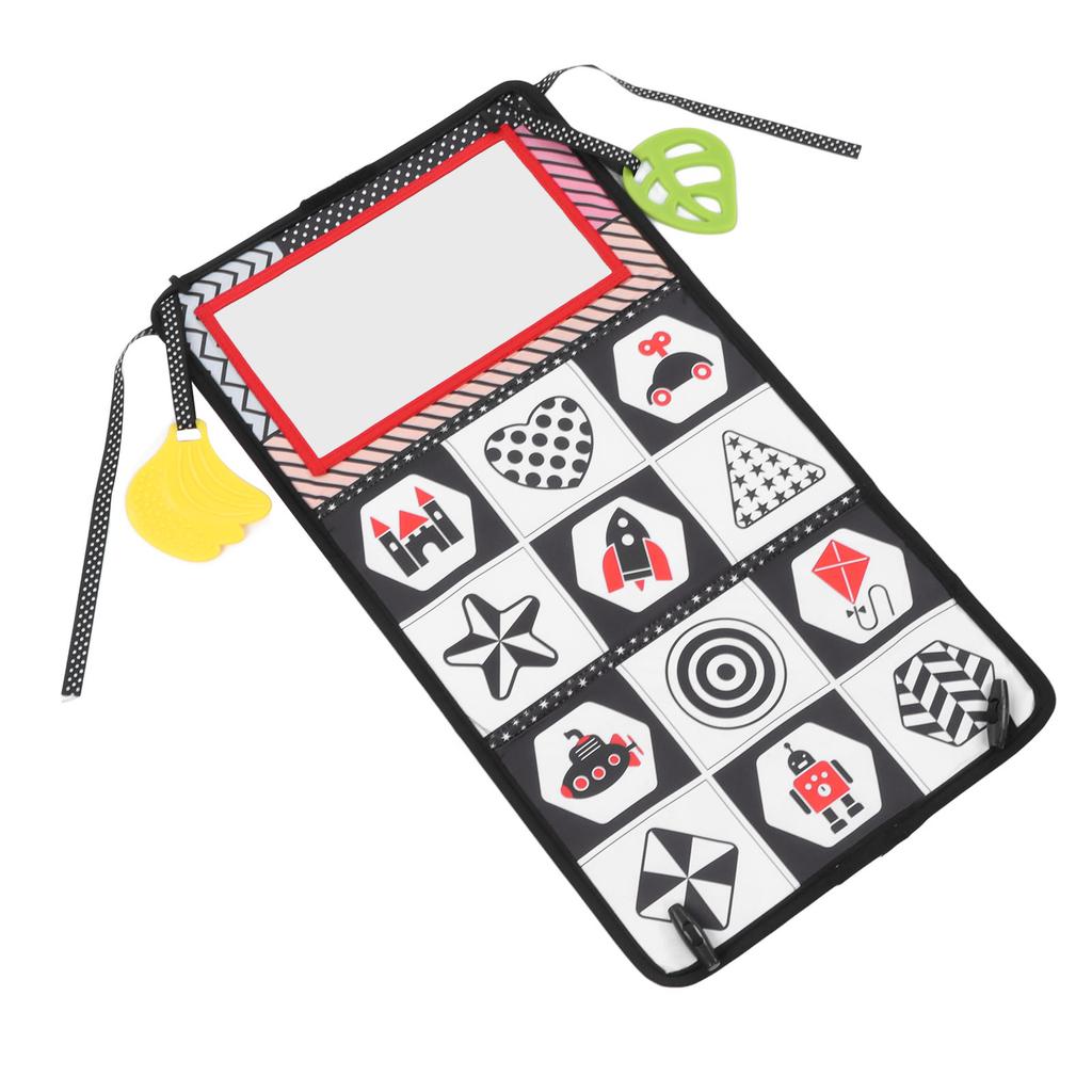 Spiegel Stoffbuch Spielzeug Starker Farbkontrast Knisterstoffbuch Spielzeug Frühes Lernspielzeug