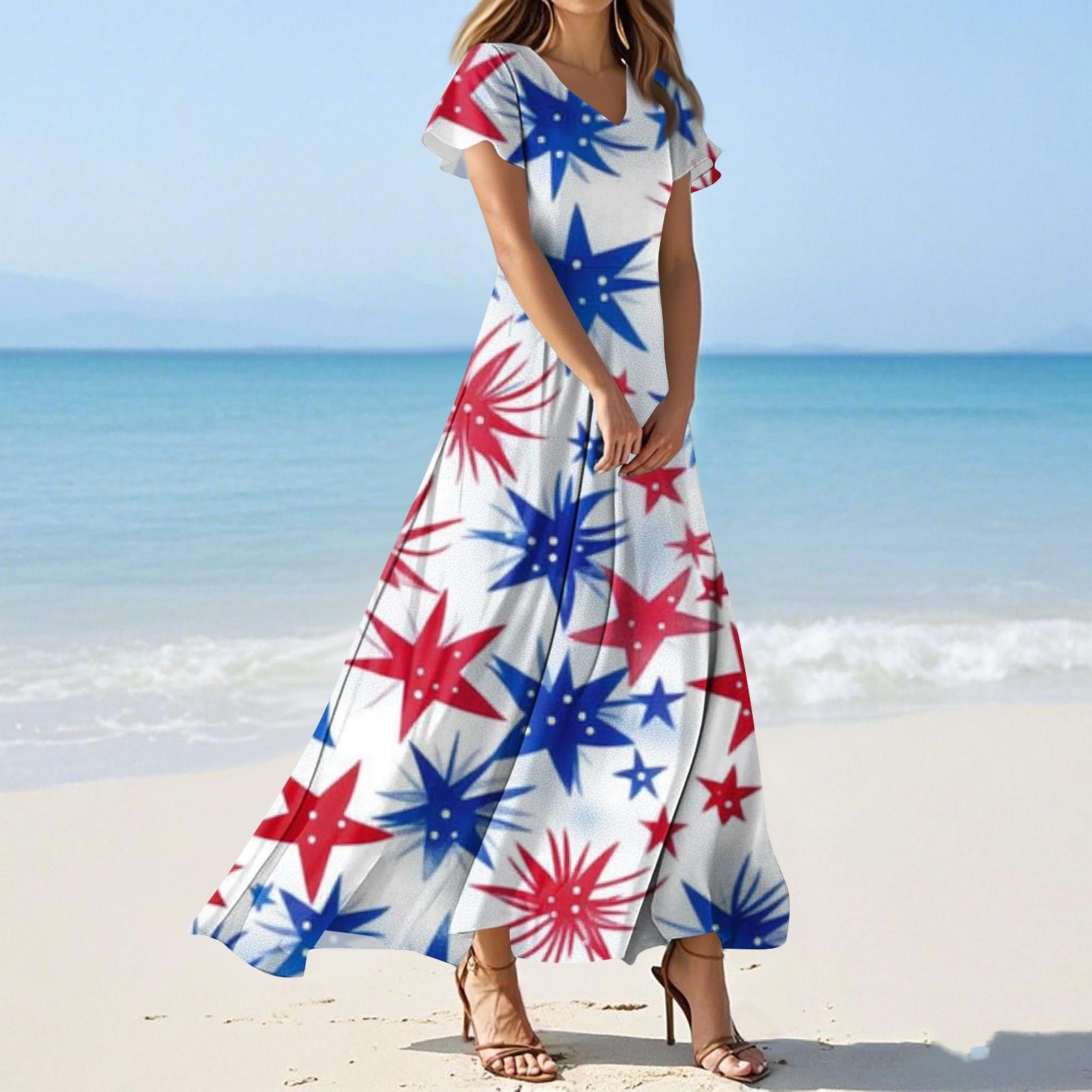 

Женские летние повседневные модные однотонные платья с V-образным вырезом и коротким рукавом L