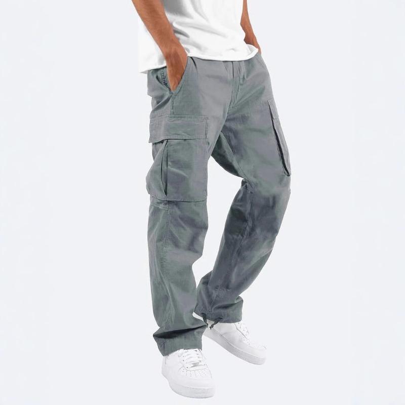 Men’s Cargo Drawstring Work Pants