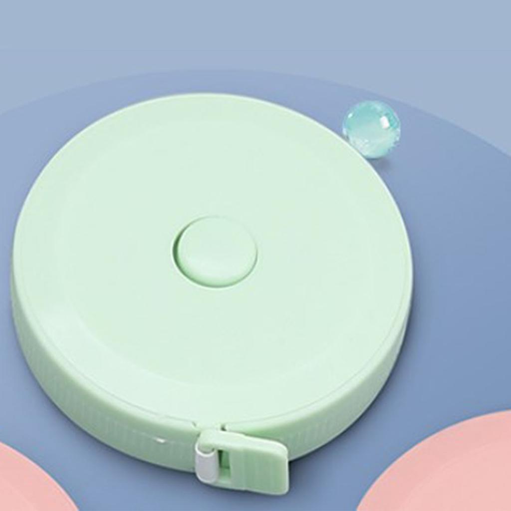60 Zoll Weiches Mini-Maßband Automatisch Einziehbar Körpermaßband für Stoff Taille Medizinisch
