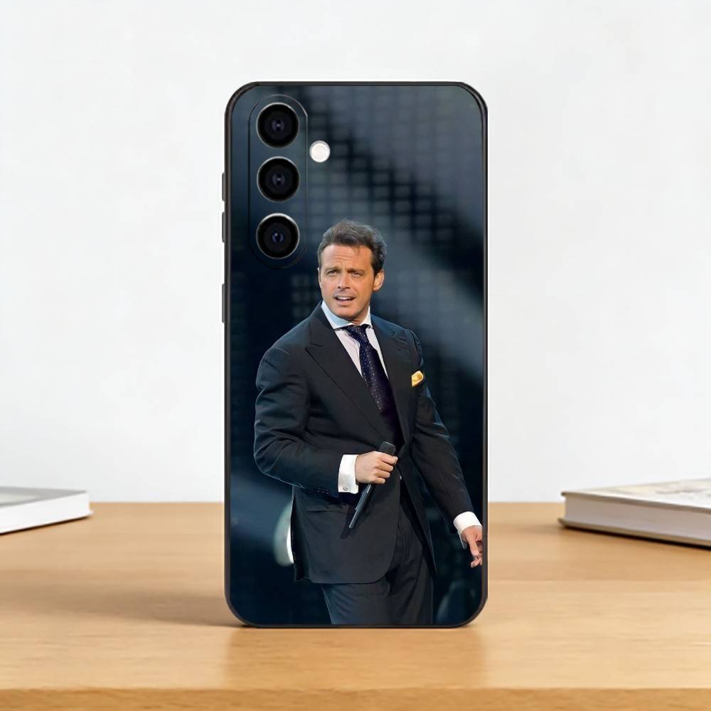 Singer Luis M-Miguel Phone Case For Samsung Galaxy A73,A72,A71,A70,A53,A52,A51,Soft Silicone Black Cover