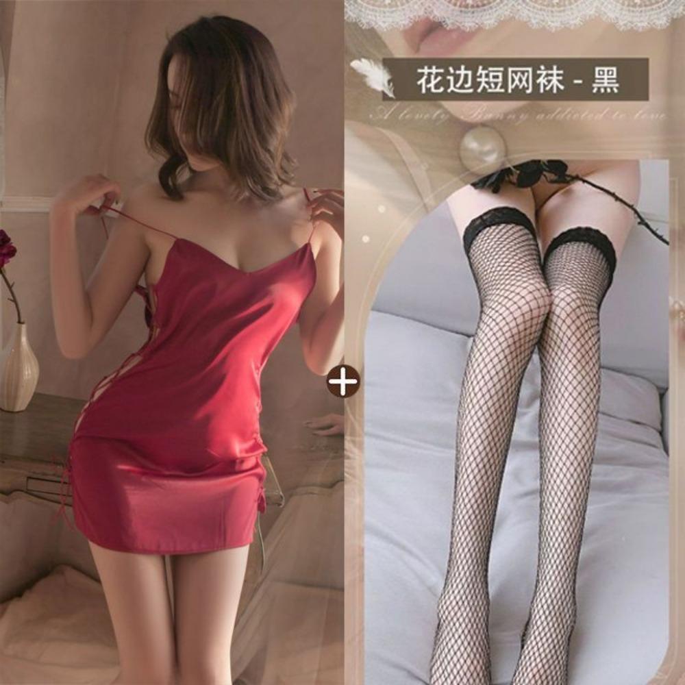 Lenjerie Sex Sexy Pure Desire Pijamale Pat Free Crotch Tease Passion Uniform Seductie Robe