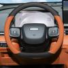 For Haval Menglong Raptor 2025-2026 Car Steering Wheel Cover Leather Ultra-thin Anti Slip Car Handle Covers Interior Accessories