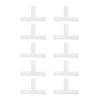 10 STÜCKE ABS Aquarium T-Stück Verbinder 3-Wege Schlauchvolumen Luftstromregelventil Aquarium Sauerstoffpumpe