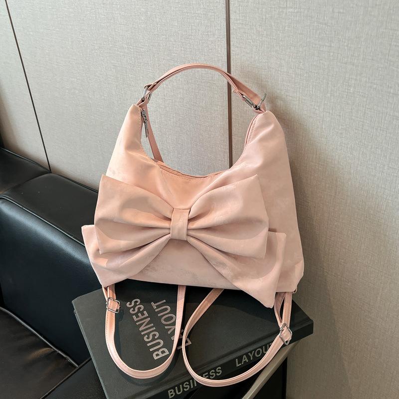 Sweet wind pink commuter underarm bag female 2025 new large-capacity one-pack multi-purpose student class tote bag