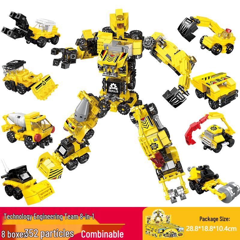 Xiaomingxing Bausteine - Kompatibel mit Lego, Pädagogisches Montagespielzeug mit kleinen Partikeln für Jungen