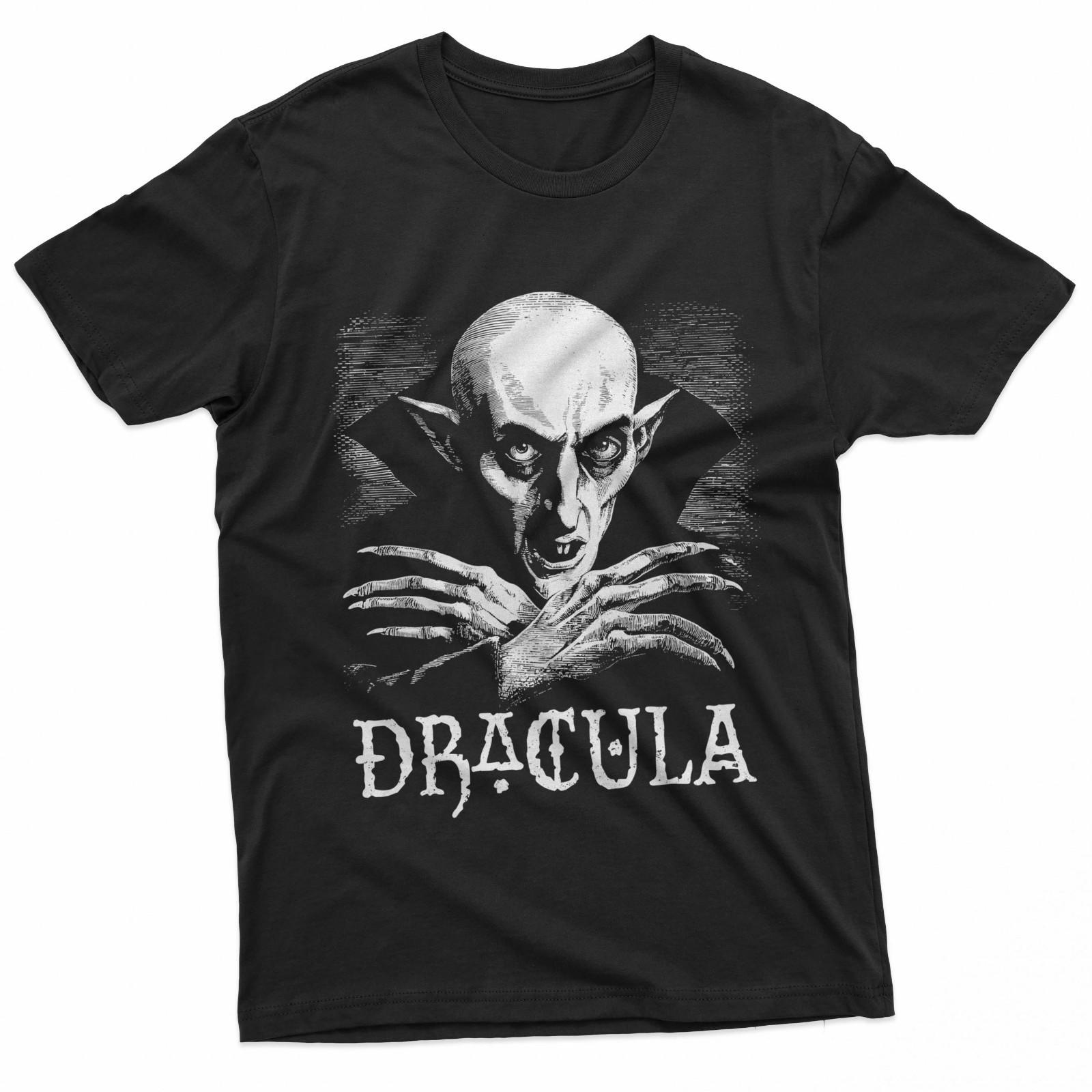 Dracula Black And White Unisex T-Shirt S