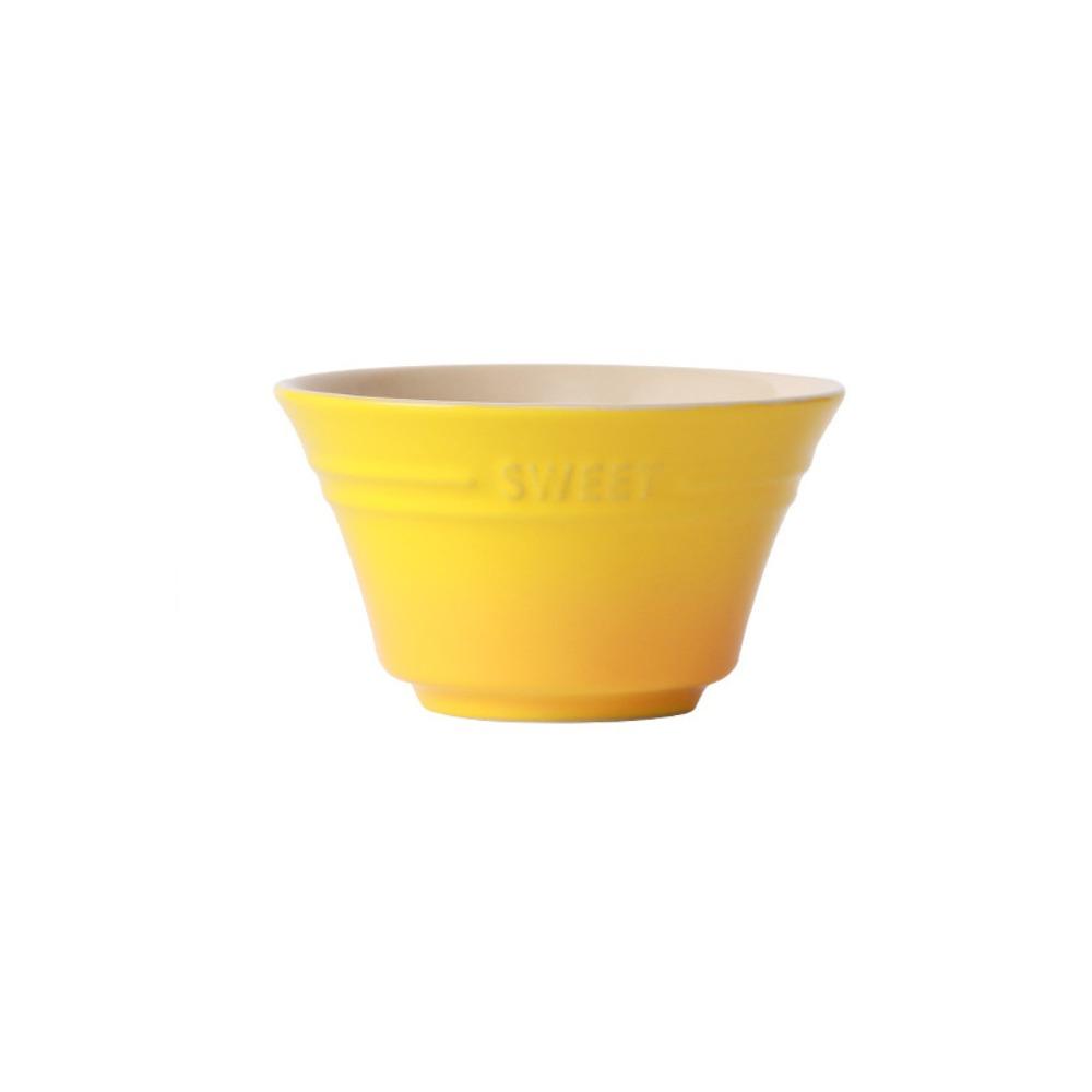 4.5 Inches Gradient Color Ceramic Rice Bowl Nordic Style Dessert Bowl Dining Bowl  Ice Cream