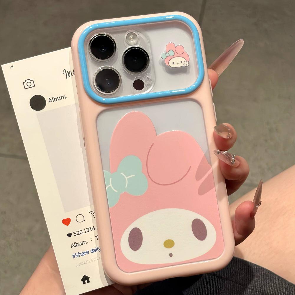 Bestie Style Cartoon Color Block Phone Case for Apple 17 Pro Max/18 Pro Max 16/15