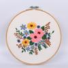 Handmade Craft Flowers Pattern Cross Stitch Kit Perfect for Home Decoration