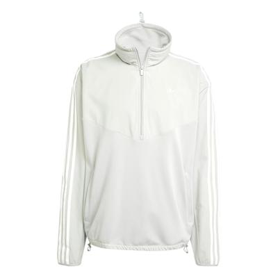 adidas Originale R3CD Hautfreundliches Weiches Atmungsaktives Bequemes Gestreiftes College-Sweatshirt Herren Sweatshirt Metallic-Grau KA3829