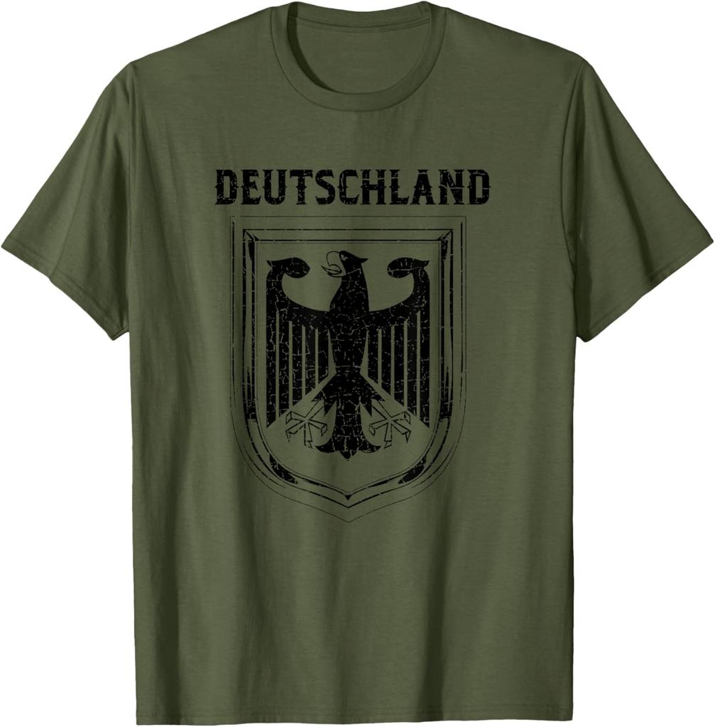 Deutschland Germany Eagle Nationalism Symbol TShirt 100 Cotton ONeck Short Sleeve Summer Casual Mens Tshirt Streetwear