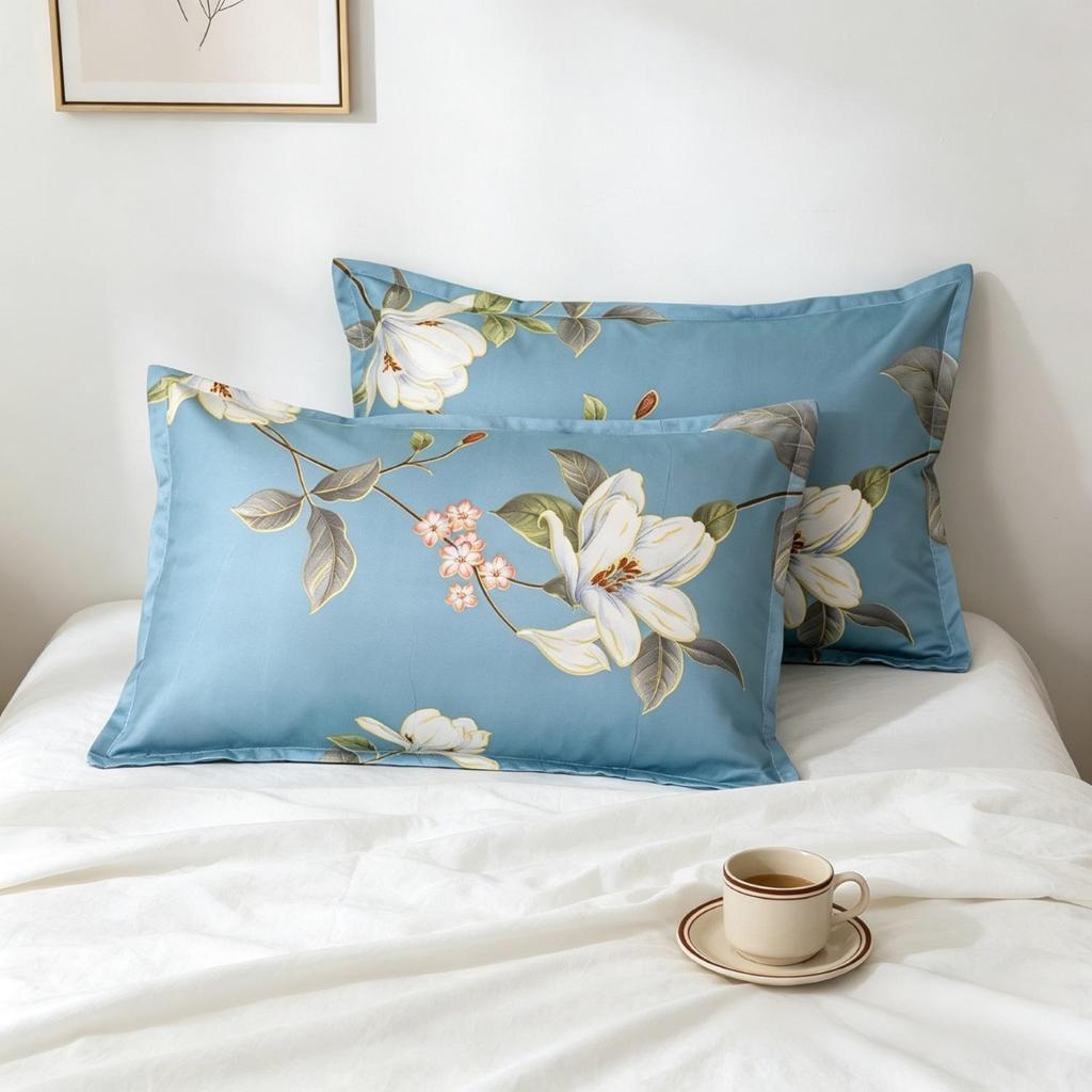 Thickened Large Single Pillowcases for Adults - Simple Summer Cover, Ideal for Dormitory Use (One Pair)
