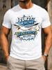 Furzt Die Mowe Waagerecht Comic Seagull Fart Cloud Blue Yellow Speech Burst Weather Humor Unisex Unisex All Tshirt