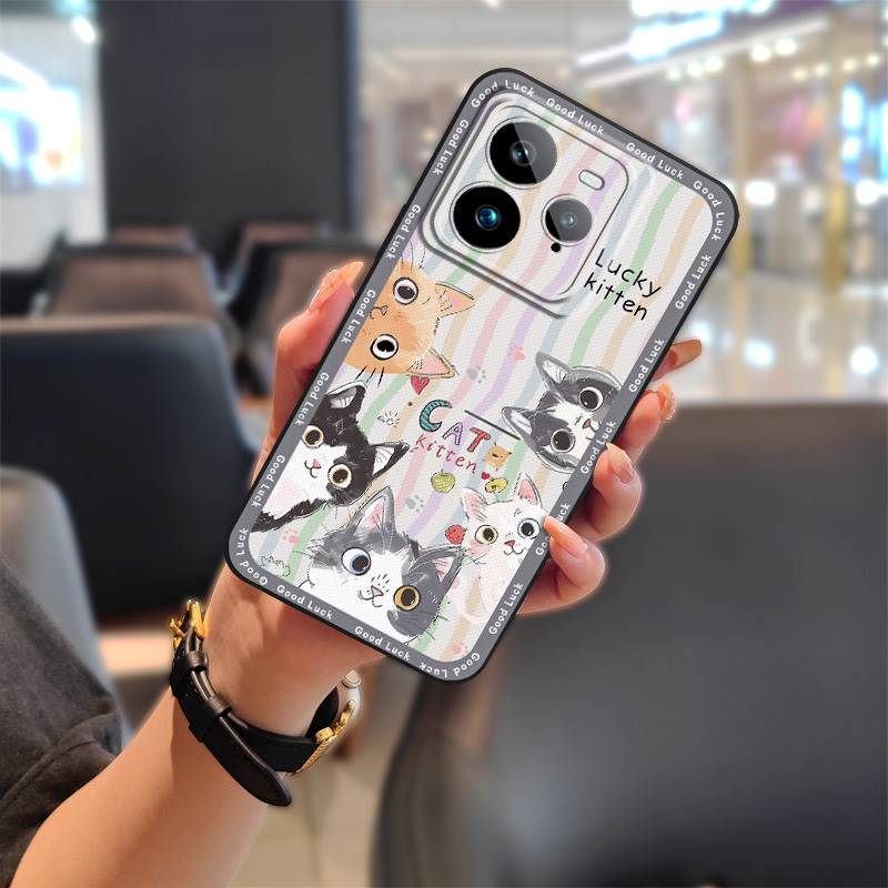 Cartoon Protective Phone Case For Realme GT7 Pro Phone Pouch Durable Cute Back Cover Dirt-resistant Silicone Anti-knock