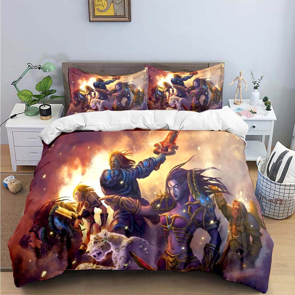 Hot Fashion 3D Game W-Warcraft  Print Bedding Sets Bed Supplies Set Duvet Cover Bed Comforter Set Bedding Set Luxury Gift