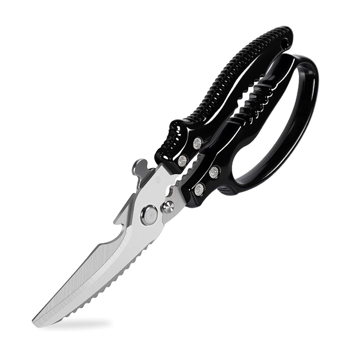 

2025+ Heavy Duty Poultry Shears, Kitchen Shears with Slip Handle, Multi-Purpose for Meat Cutting Turkey Fish Vegetables China Mainland