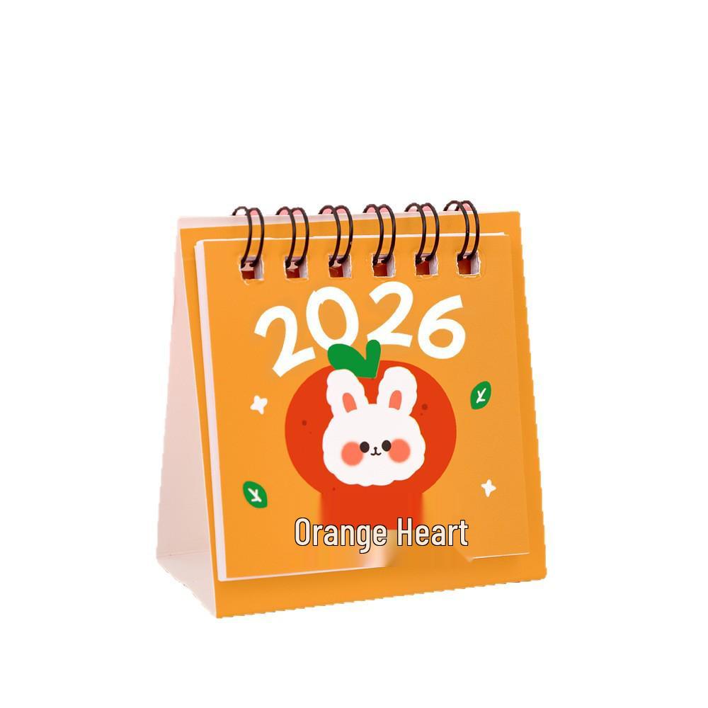 2026 Cartoon Mini Desk Calendar: Student Desktop Ornament & Children's Gift