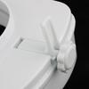 Standard Toilet Seat Riser Raised Elevated Elongated Lifter Extender