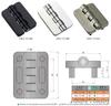 SK2-016 Industrial Design Style Exposed Butt Hinge Zinc Alloy/Stainless Steel Hinge for Door and Window Use Pivot Hinge
