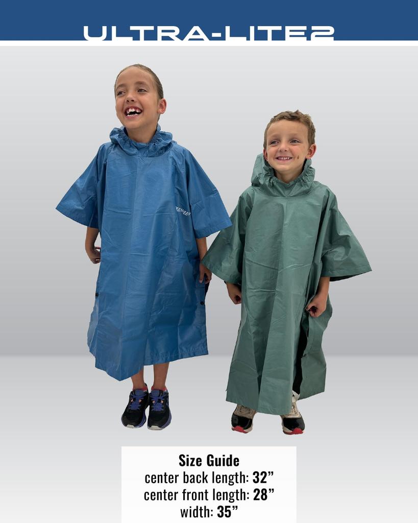 Raincoat Youth Black One Size [FROGG TOGGS] Women's (Carbon Black)