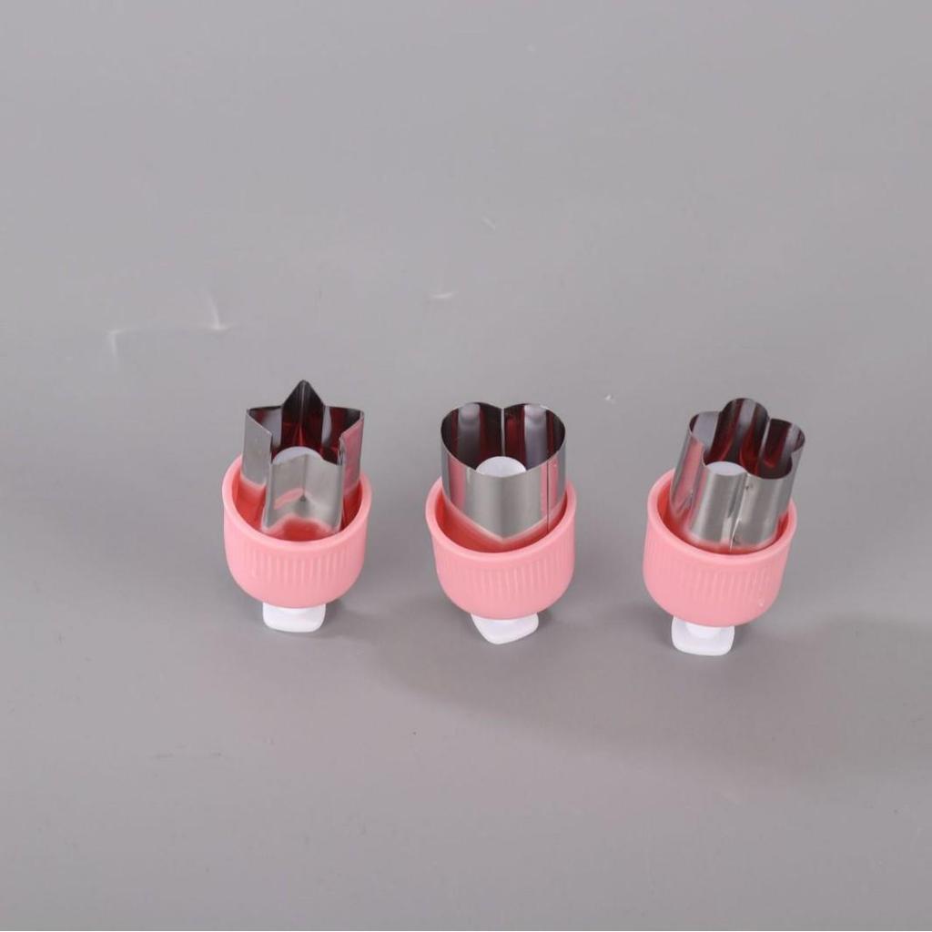 Stainless Steel Flower & Butterfly Fruit, Vegetable, and Cookie Cutter Mold Set