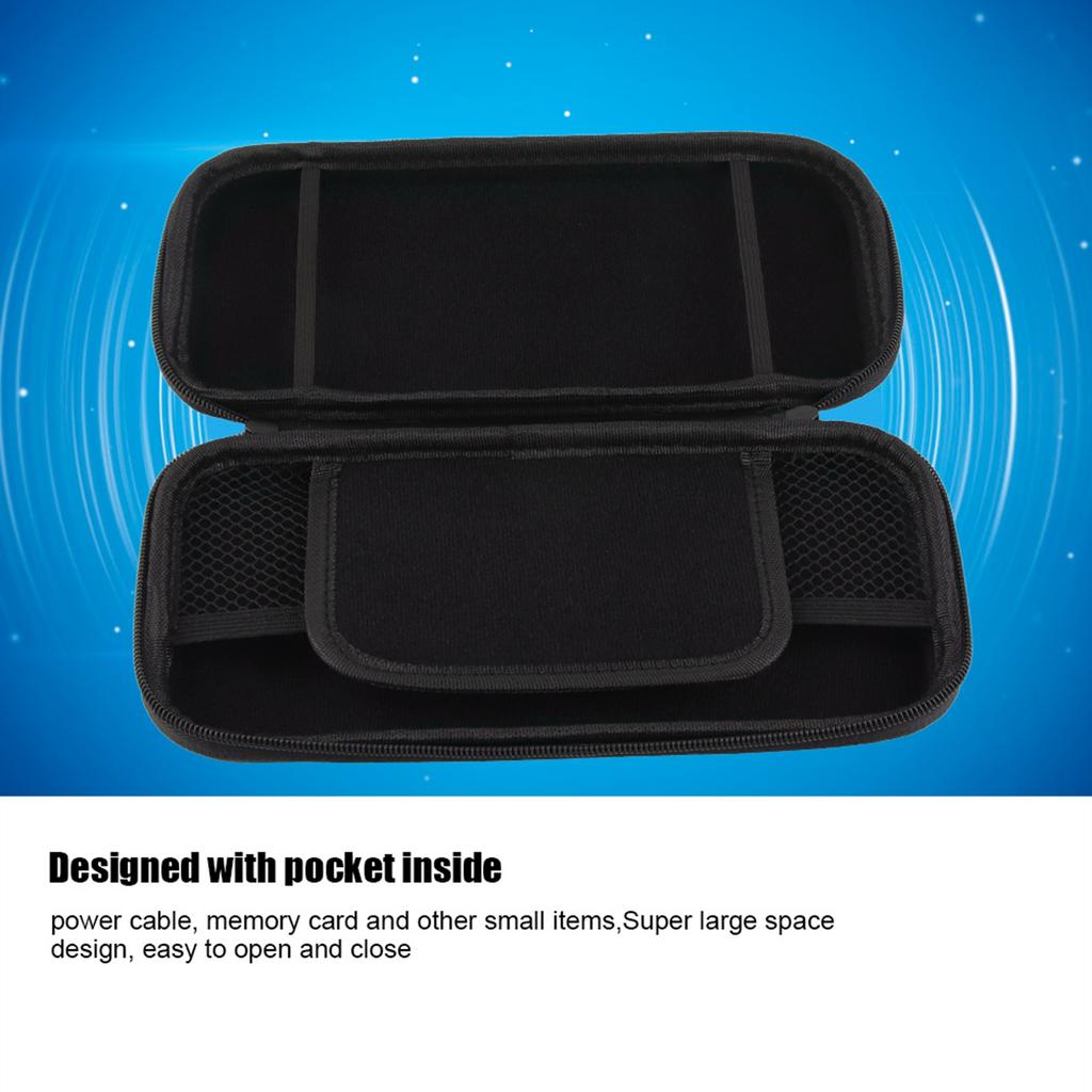 Waterproof Portable EVA Hard Carrying Bag Storage Case for Switch Lite Console (Grey)