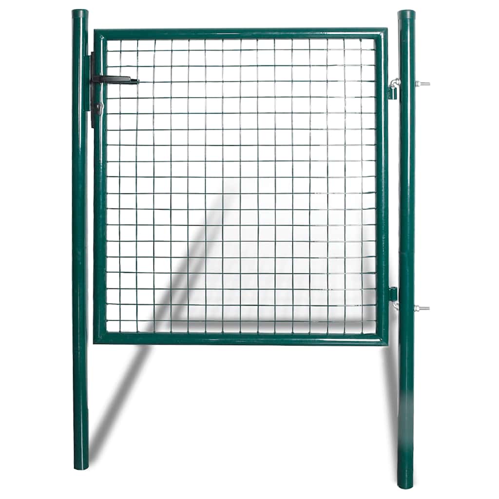 Vidaxl Brama Ogrodzeniowa Single Door 100X100 Cm, Stal Malowana Proszkowo