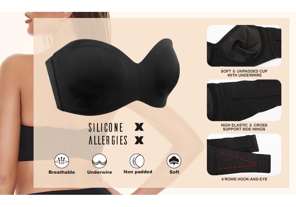 Seamless Invisible Push-Up Bra: Detachable Straps, Plus Size, European & American Style