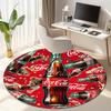 Christmas Gift Halloween Theme Bear Truck Coca Cola Round Carpet Soft Home Decoration Corridor Table and Chair Anti Slip Outdoor Floor Mat Carpet H14