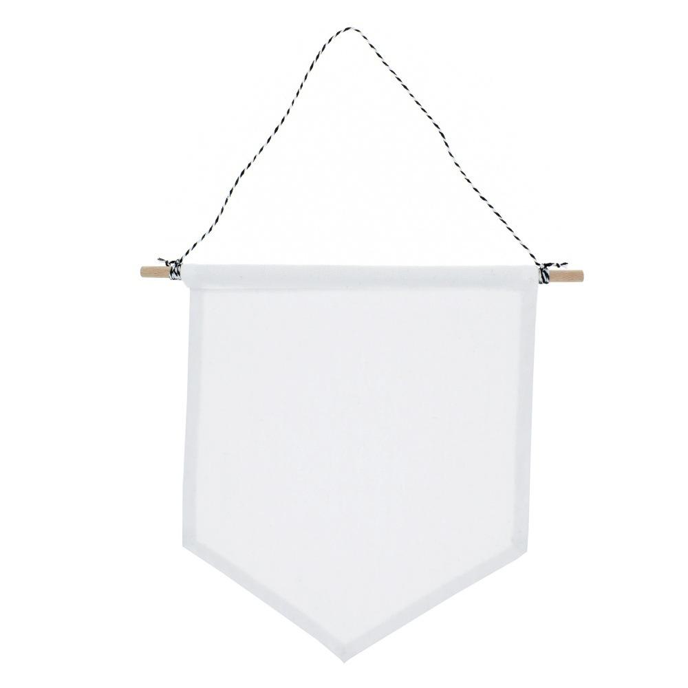 1Pc Small Pin Display Pennant Banner Enamel Lapel Pin Badge Plain Blank Canvas Pennant Banner Flag