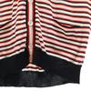 GUCCI made in Italy Border Pattern Long sleeve V neck cardigan L Red Men's Used