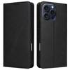 For iPhone 15 Pro Case RFID Blocking Phone Leather Cover Magnetic Closing