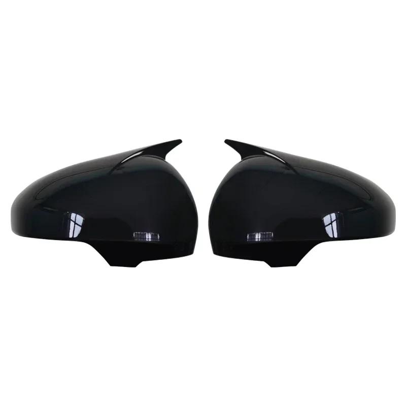 Car Housing Cap Rearview Mirror Cover With Turn Signal Light Lamp For Toyota Mark X Reiz 2010 - 2016 Mirror Caps