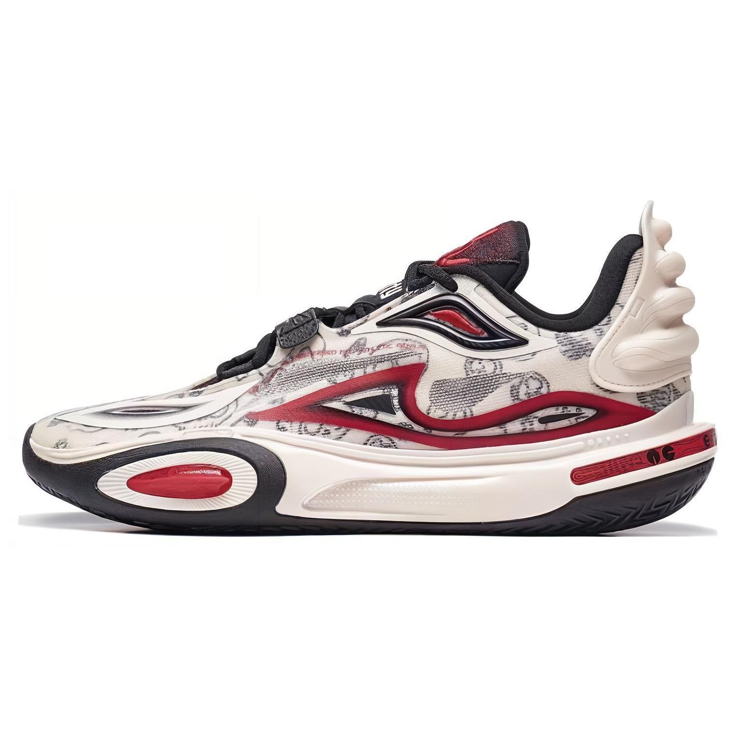 Li-Ning Wade All City 11 V2 Beige Black Red Men s ABPT051-1