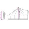 Tipi Family Tent for 10 Persons Blue Waterproof