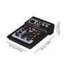 3 Channel Sound Mixer BT Digital Stereo Sound Board Console System DSP Scene Effect with Track Record Soundcard OTG