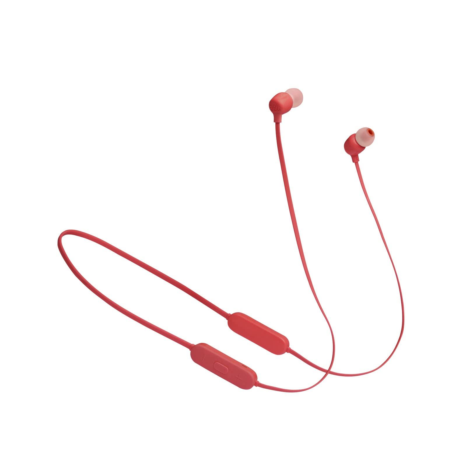 

JBL TUNE125BT Wireless Bluetooth Earphones Microphone Remote USB-C Charging Magnetic Coral JBLT125BTCOR