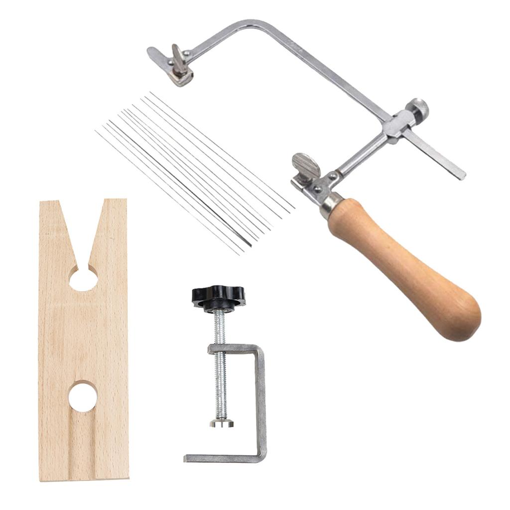 Jewelry Crafting Wire Saw Set with Sturdy Steel Blades and U Shaped Designs for Versatile and Detailed Cutting Tasks