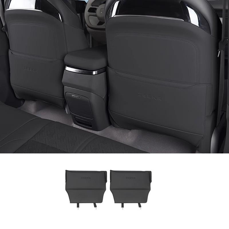 For Zeekr 7X 2024 2025 2026 Rear Row Seat Anti-kick Pad Seat Back Kick Protector Dirt-proof Leather Covers Interior Accessories