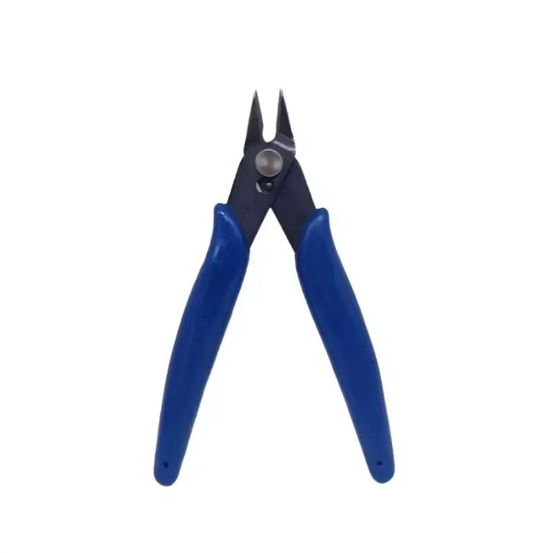 10PCS 170 Model Scissors Blue Diagonal Pliers Electronic Pliers Plastic Water Nozzle Pliers Electronic Cutting Nozzle Pliers